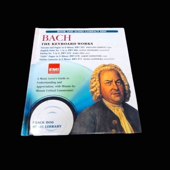 J.S. Bach Book‎ and CD Keyboard Works NWOT - Picture 1 of 7